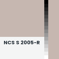 Color chip: NCS S 2005-R