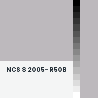 Color chip: NCS S 2005-R50B