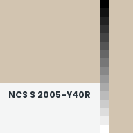 Color chip: NCS S 2005-Y40R