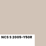 Color chip: NCS S 2005-Y50R