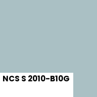 Color chip: NCS S 2010-B10G
