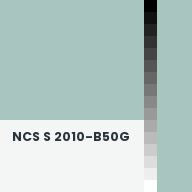 Color chip: NCS S 2010-B50G