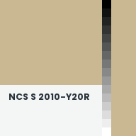 Color chip: NCS S 2010-Y20R