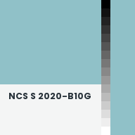 Color chip: NCS S 2020-B10G