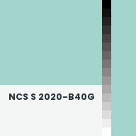 Color chip: NCS S 2020-B40G