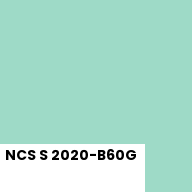 Color chip: NCS S 2020-B60G