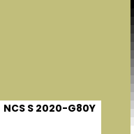 Color chip: NCS S 2020-G80Y