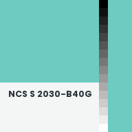 Color chip: NCS S 2030-B40G