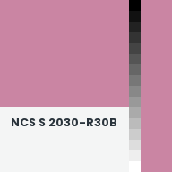 Color chip: NCS S 2030-R30B