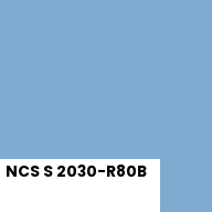 Color chip: NCS S 2030-R80B