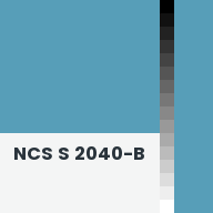 Color chip: NCS S 2040-B
