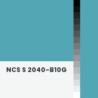Color chip: NCS S 2040-B10G