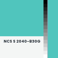 Color chip: NCS S 2040-B30G