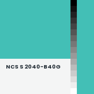 Color chip: NCS S 2040-B40G