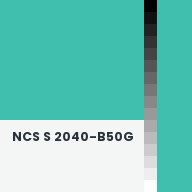 Color chip: NCS S 2040-B50G