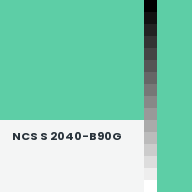 Color chip: NCS S 2040-B90G