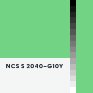 Color chip: NCS S 2040-G10Y