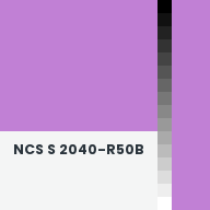 Color chip: NCS S 2040-R50B