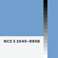 Color chip: NCS S 2040-R80B