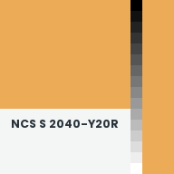Color chip: NCS S 2040-Y20R