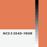 Color chip: NCS S 2040-Y60R