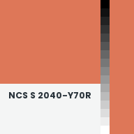 Color chip: NCS S 2040-Y70R