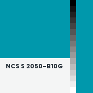 Color chip: NCS S 2050-B10G
