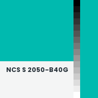 Color chip: NCS S 2050-B40G
