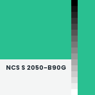 Color chip: NCS S 2050-B90G