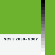 Color chip: NCS S 2050-G30Y