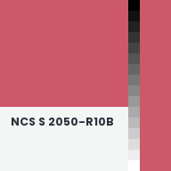 Color chip: NCS S 2050-R10B