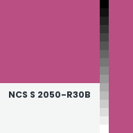 Color chip: NCS S 2050-R30B
