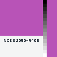 Color chip: NCS S 2050-R40B