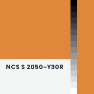 Color chip: NCS S 2050-Y30R