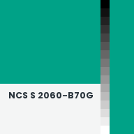 Color chip: NCS S 2060-B70G