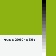 Color chip: NCS S 2060-G50Y