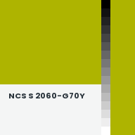 Color chip: NCS S 2060-G70Y