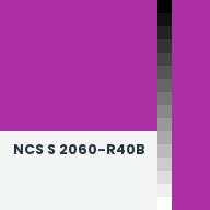 Color chip: NCS S 2060-R40B