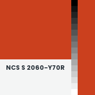 Color chip: NCS S 2060-Y70R