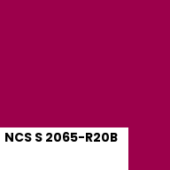 Color chip: NCS S 2065-R20B