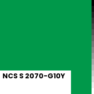 Color chip: NCS S 2070-G10Y