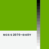 Color chip: NCS S 2070-G40Y