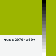 Color chip: NCS S 2070-G60Y