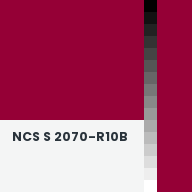 Color chip: NCS S 2070-R10B