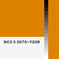 Color chip: NCS S 2070-Y20R