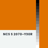 Color chip: NCS S 2070-Y30R