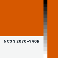 Color chip: NCS S 2070-Y40R