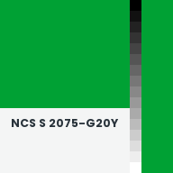 Color chip: NCS S 2075-G20Y