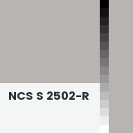 Color chip: NCS S 2502-R