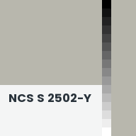 Color chip: NCS S 2502-Y